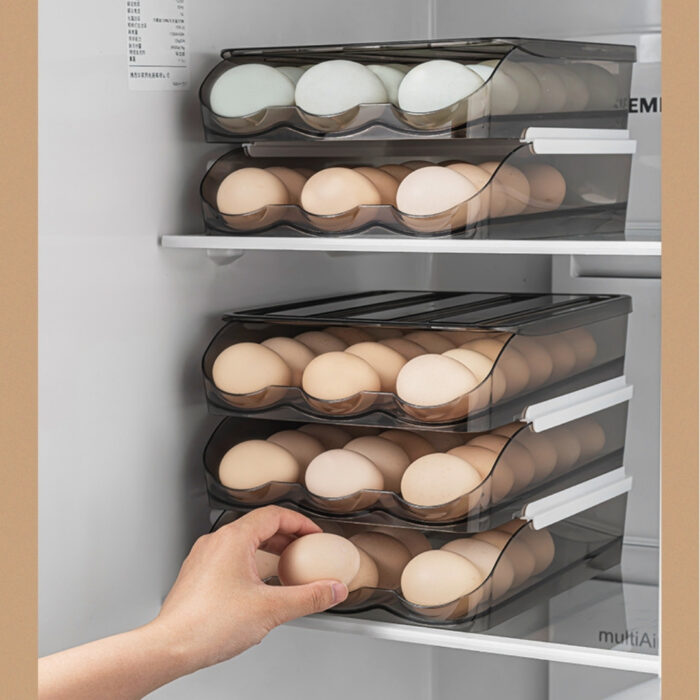 NUEgg™: 3 Layer Rolling Refrigerator Egg Holder - Image 6